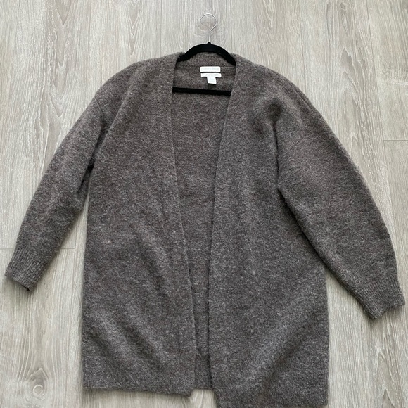 H&M wool & alpaca oversized cardigan - Picture 2 of 5